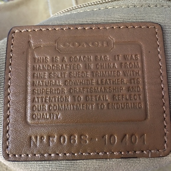 Coach Soho Slim Brown Suede Fringed Duffle Bag - Picture 12 of 15